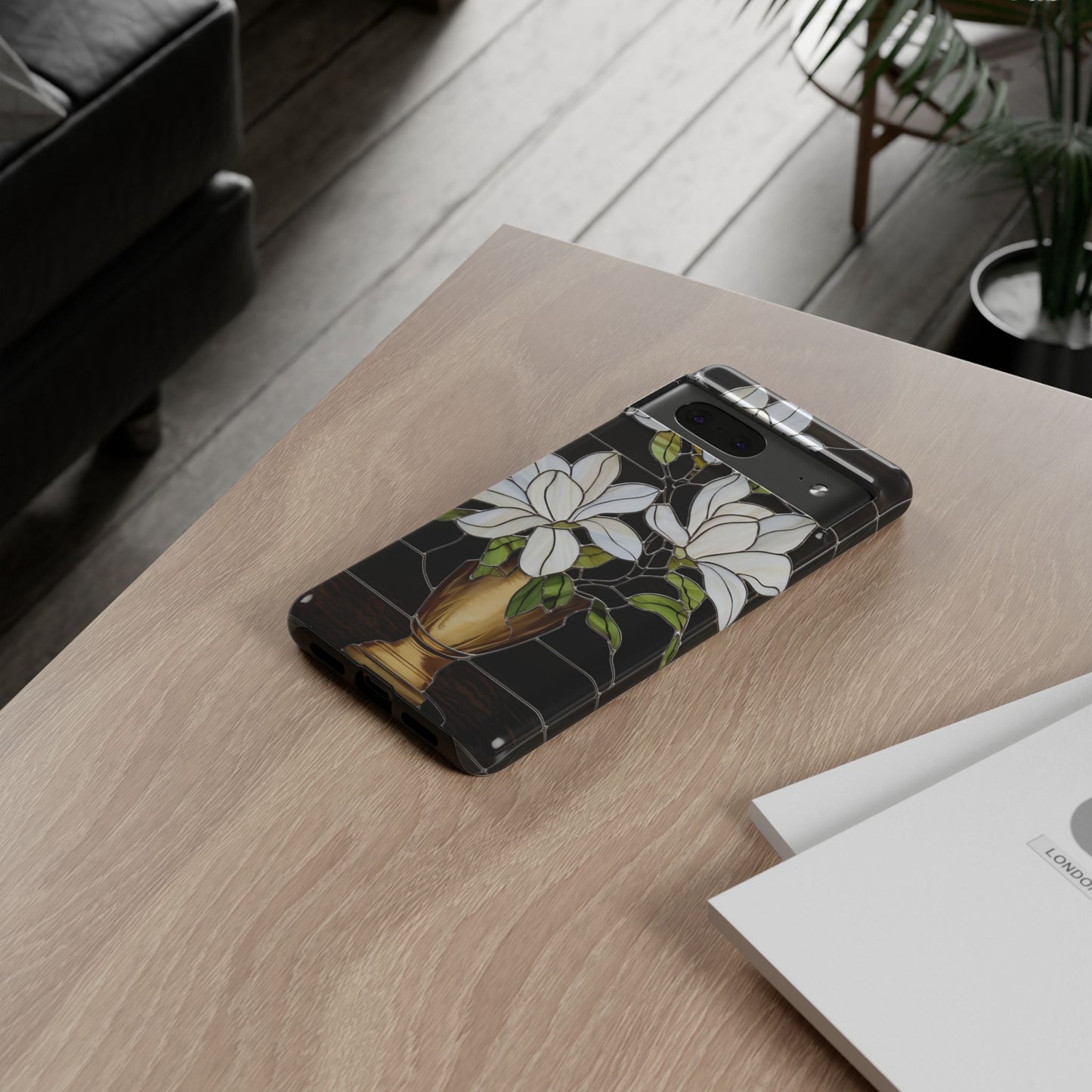 Stained Glass Floral Phone Case