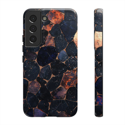 Dark Midnight Terrazzo Phone Case for iPhone, Google Pixel, Samsung