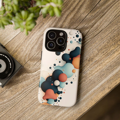 Bubble Rush – Abstract Burst Phone Case for iPhone, Samsung & Pixel