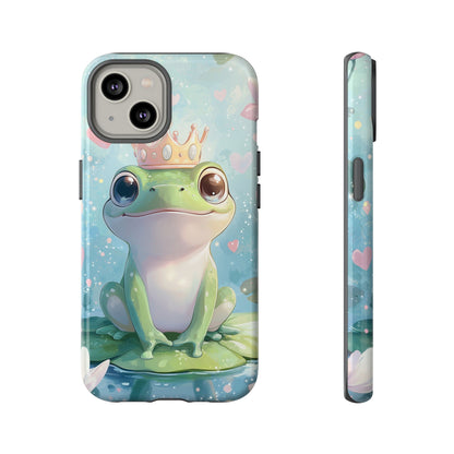 Royal Frog Phone Case – Cute Anime Aesthetic for iPhone, Google Pixel & Samsung