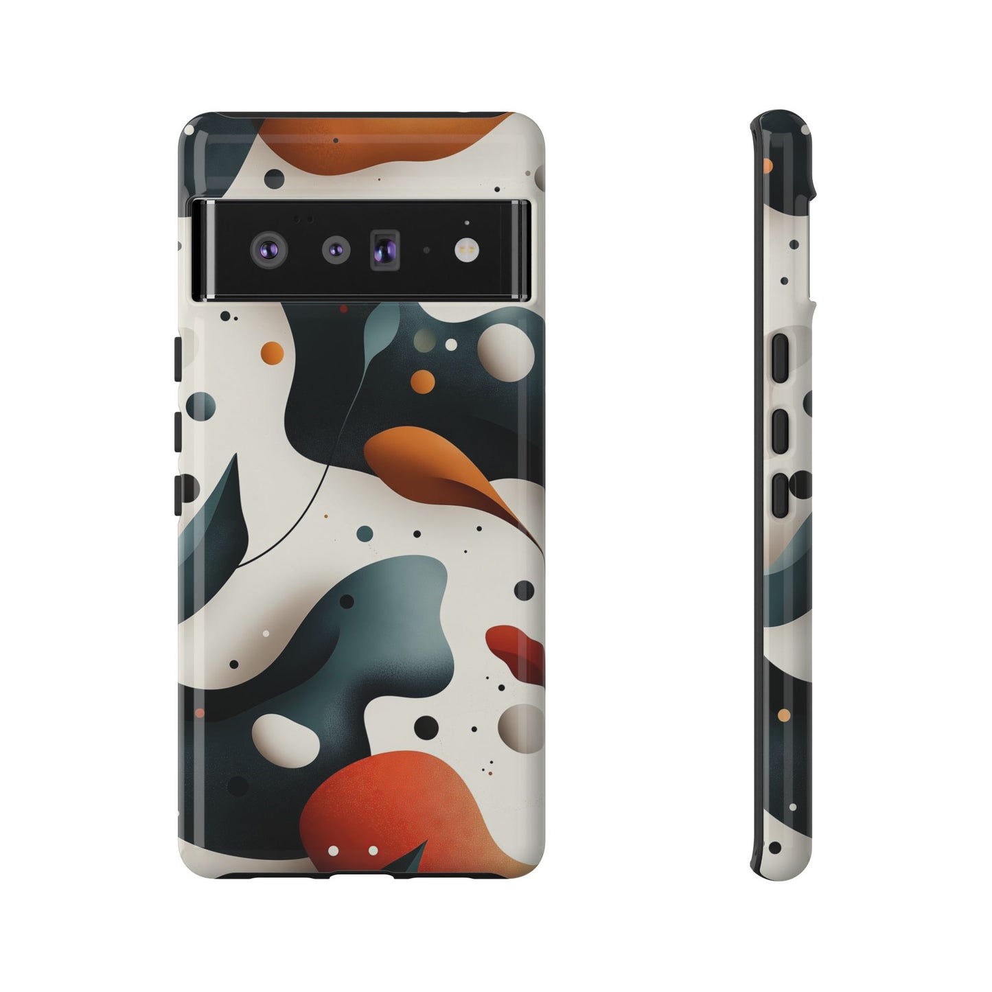 Midnight Bloom – Organic Abstract Phone Case for iPhone, Samsung & Pixel