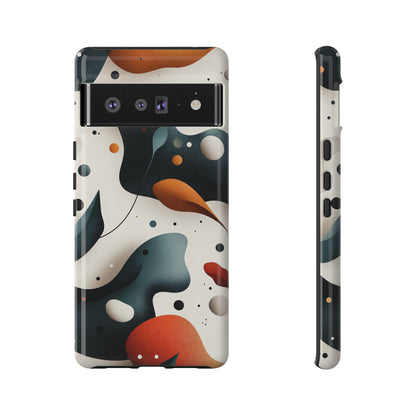 Midnight Bloom – Organic Abstract Phone Case for iPhone, Samsung & Pixel