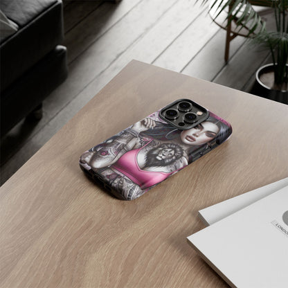 Queen of the Jungle – Regal Tattooed Goddess Mobile Cover