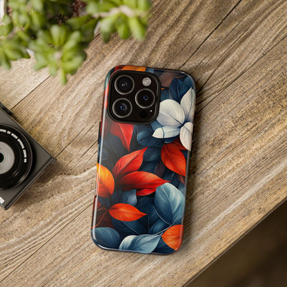 Autumn Midnight Leaves | Luxe Floral Phone Case for iPhone, Pixel & Samsung