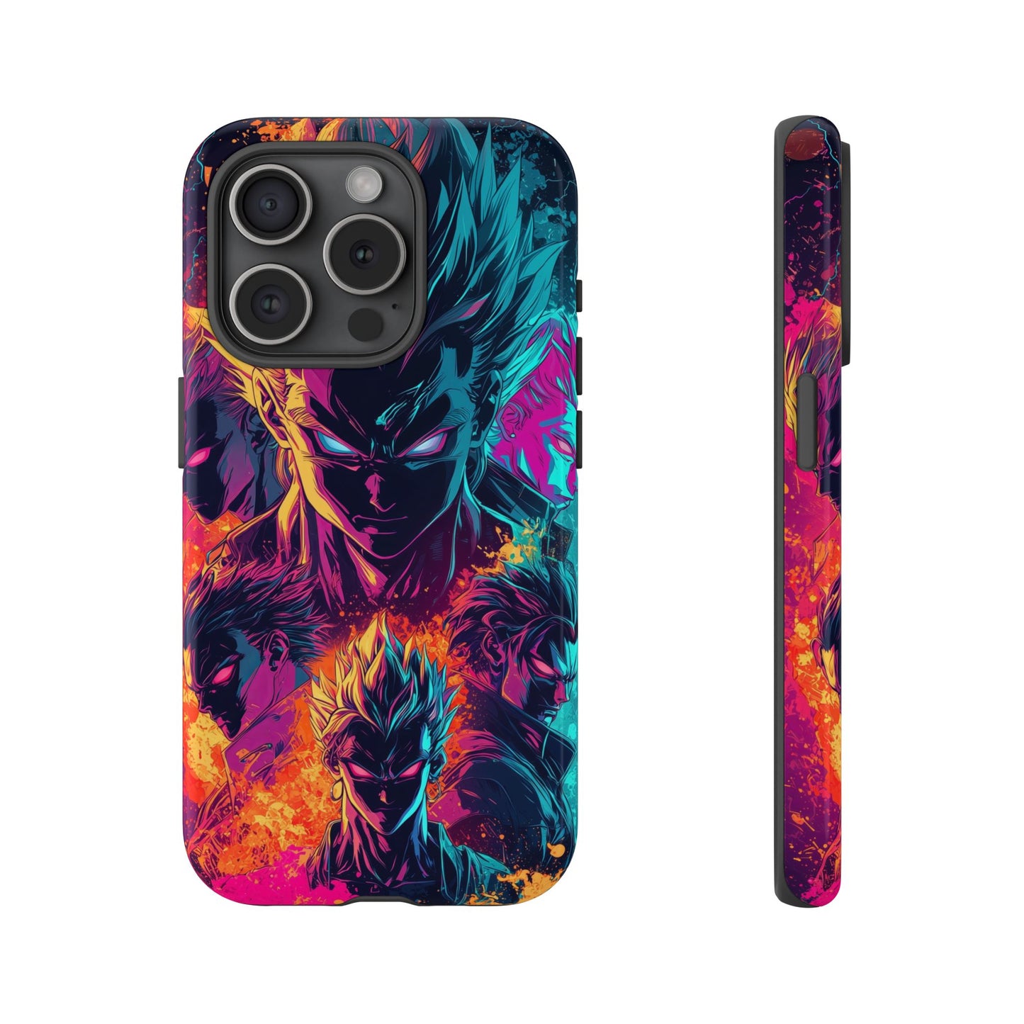 Multiverse Saiyan Rebellion | Comic-Style Anime Warriors Explosion Phone Case for iPhone, Samsung & Pixel
