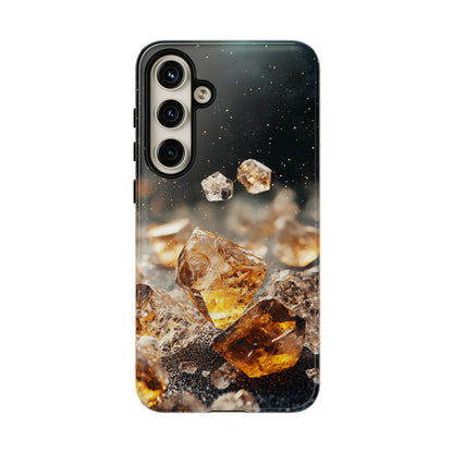 Golden Ember Crystal Phone Case for iPhone, Samsung & Google Pixel