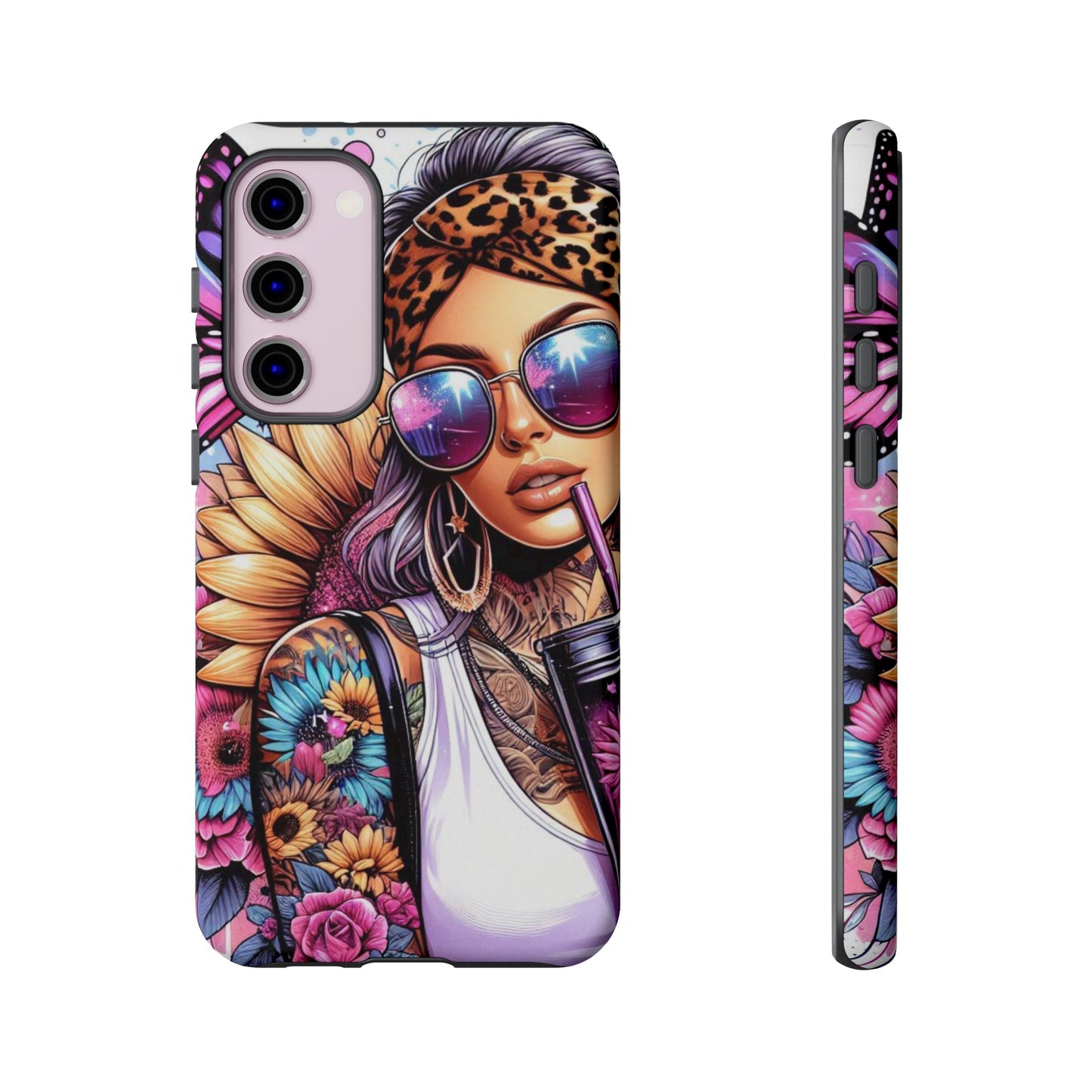 Boho Summer Vibes – Floral Chic & Butterfly Aesthetic Mobile Cover