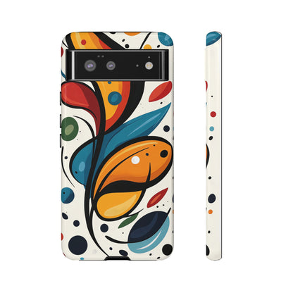 Vibrance Bloom – Bold Abstract Burst Phone Case for iPhone, Google Pixel, Samsung