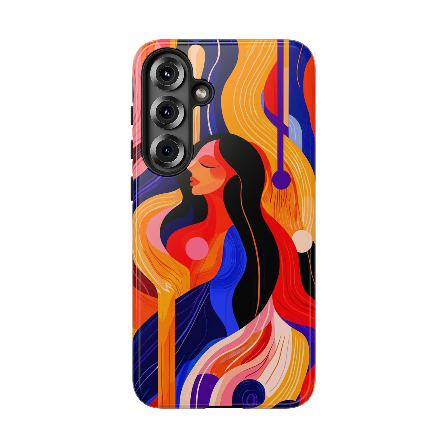 Muse in Motion – Abstract Goddess Phone Case for iPhone, Samsung & Pixel
