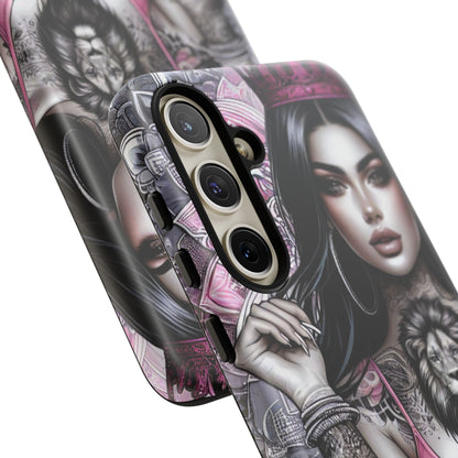 Queen of the Jungle – Regal Tattooed Goddess Mobile Cover