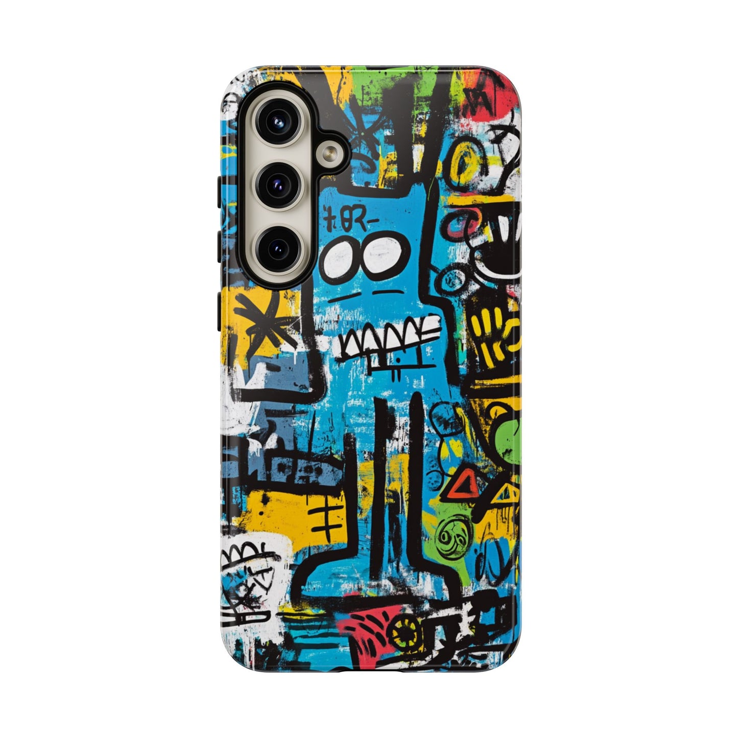Basquiat Design Phone Case – Unique Street Art Protector - iPhone, Samsung & Google Pixel Cover - Artistic Painting Case,  Art Lover Gift