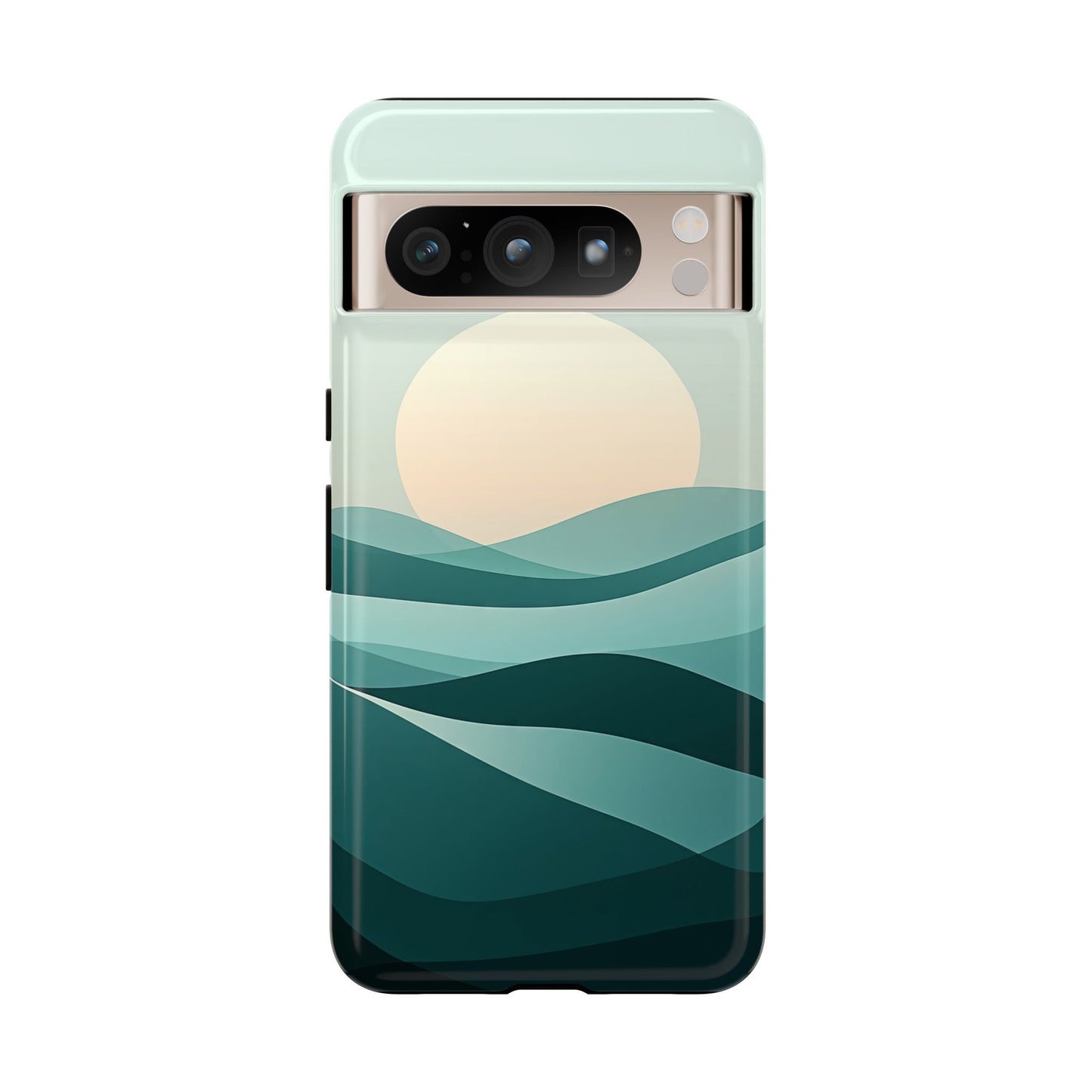 Tranquil Dunes – Abstract Sunset Phone Case for iPhone, Samsung & Pixel