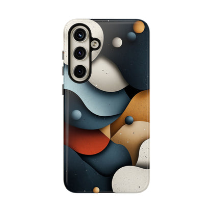 Cosmic Flow – Textured Abstract Phone Case for iPhone, Samsung & Pixel