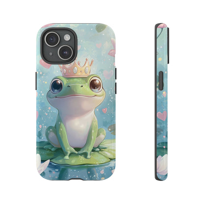 Royal Frog Phone Case – Cute Anime Aesthetic for iPhone, Google Pixel & Samsung