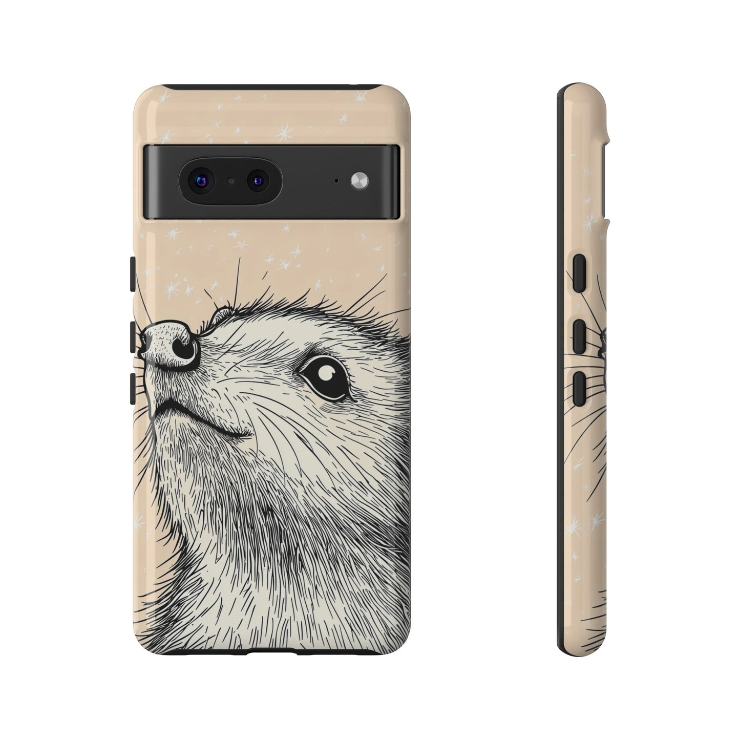 Starlit Wonder: Curious Critter in the Cosmos Phone Case for iPhone, Samsung & Pixel