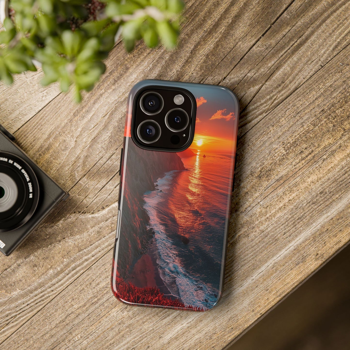 Minimal Nature Scene Case – Calm Landscape for iPhone, Samsung & Pixel