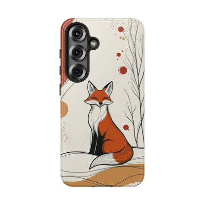 Smiling Fox: Playful Forest Charm Phone Case for iPhone, Samsung & Pixel