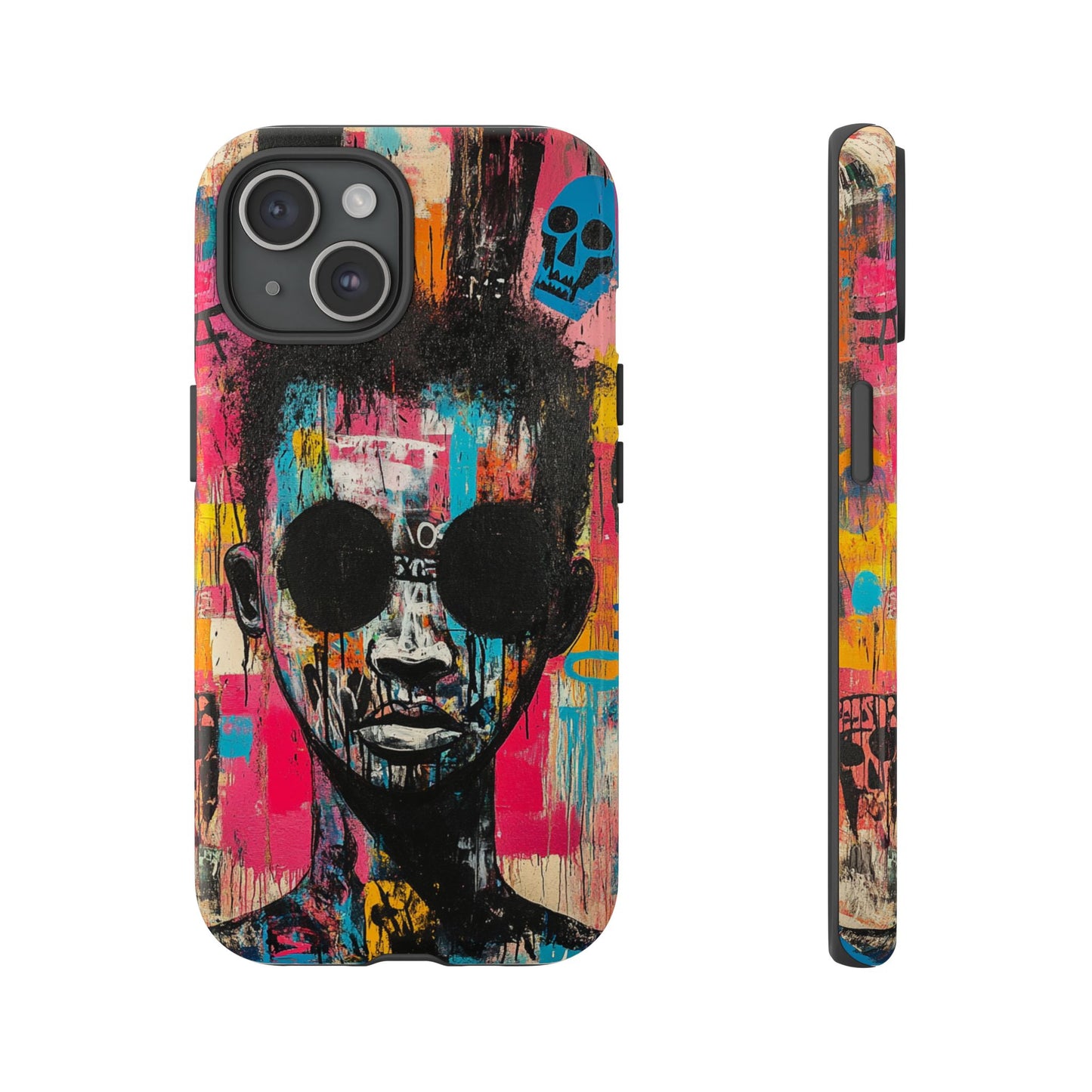 Basquiat Street Art Phone Case – Artistic Phone Protection - iPhone, Samsung & Google Pixel Cover - Artistic Painting Case,  Art Lover Gift