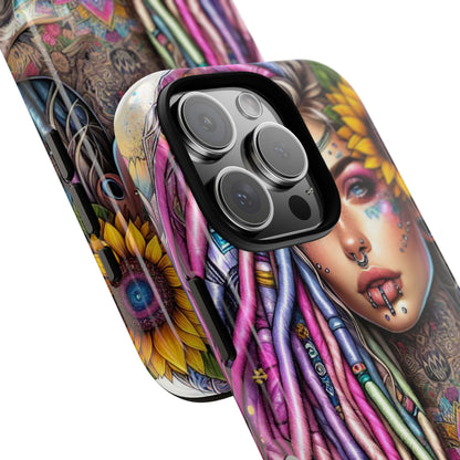 Boho Mandala Goddess – Ethereal Tattoo Art Mobile Cover