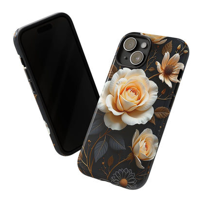 Elegant 3D Floral Design, Botanical Phone Case design for Iphone.