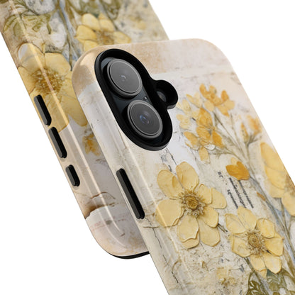 Vintage Botanical Floral Mobile Case