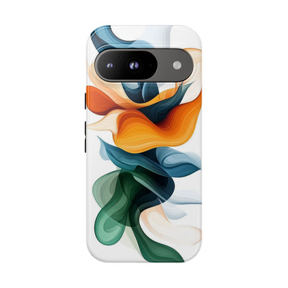 Verdant Flow – Modern Abstract Phone Case for iPhone, Samsung & Pixel