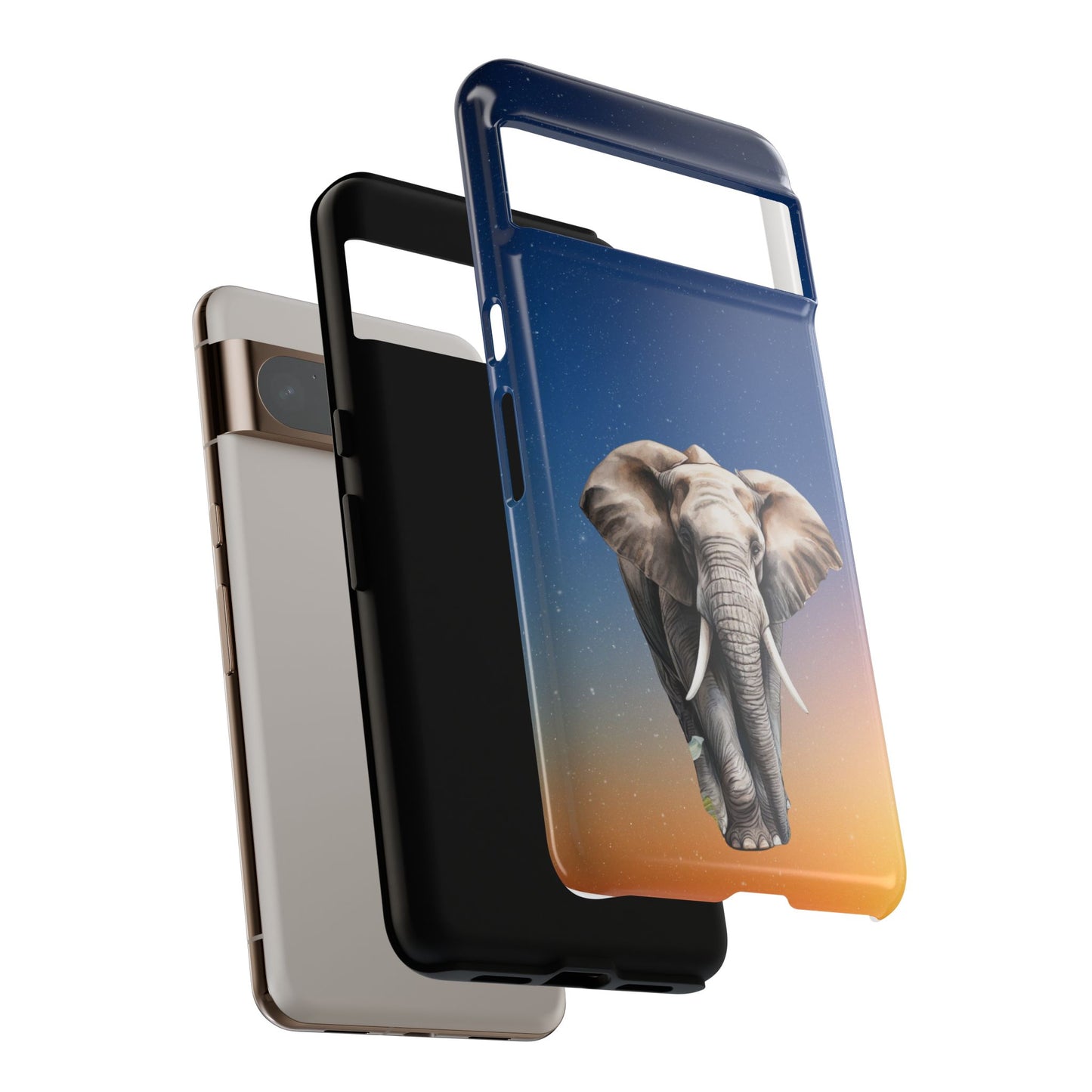 Celestial Elephant Mobile Cover – Dreamy Night Sky Aesthetic