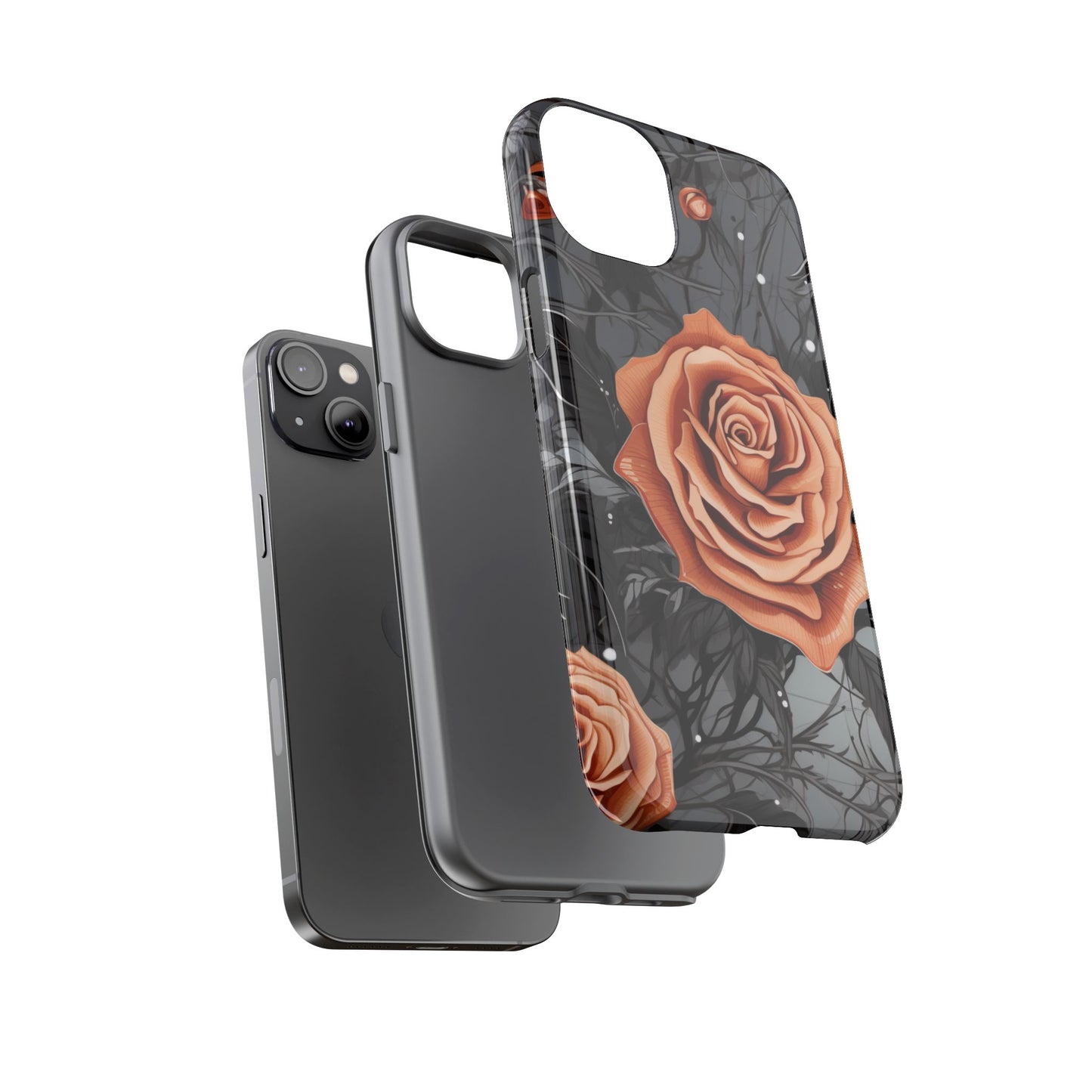 Mystic Noir Rose Mobile Case