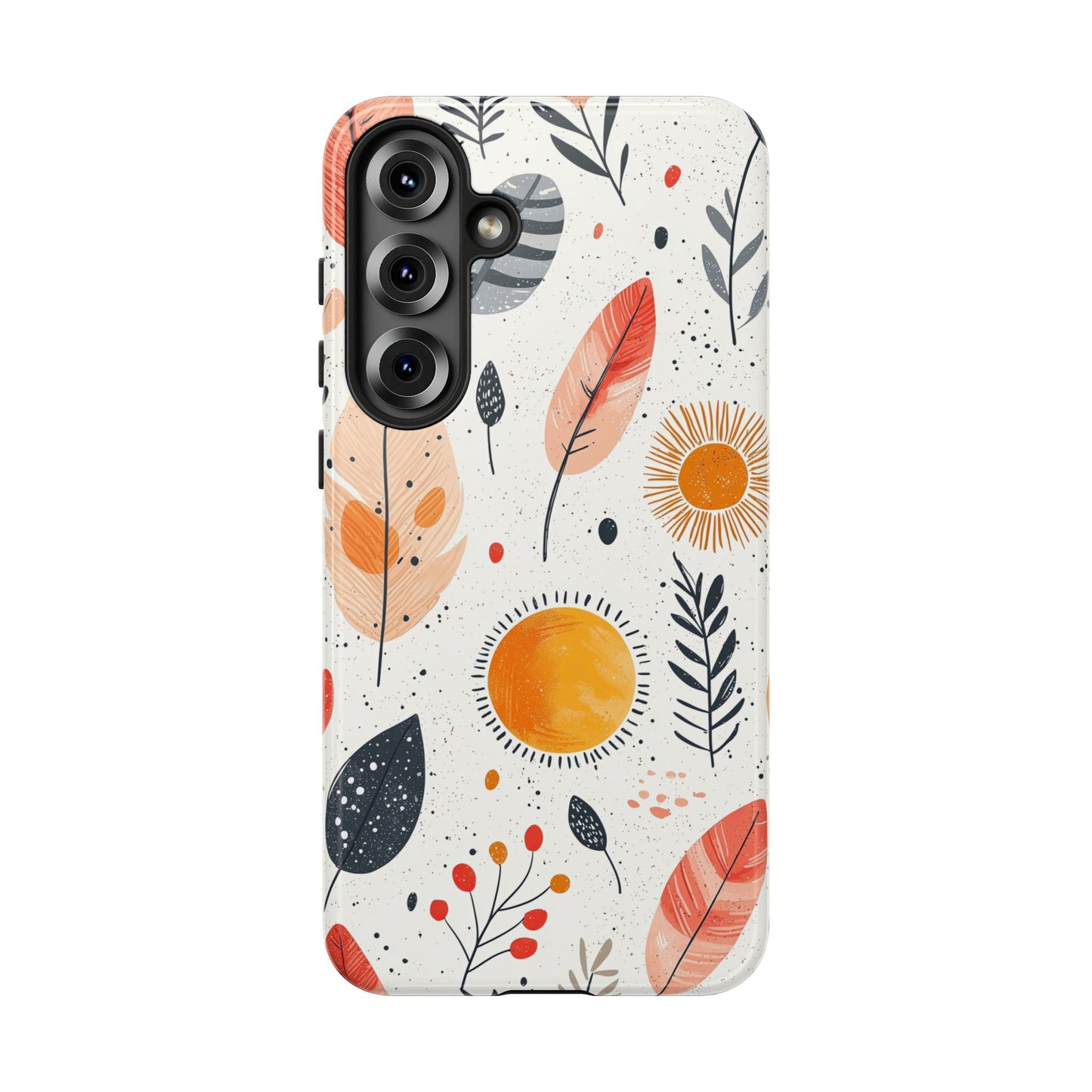 Sunshine & Feathers Boho Phone Case for iPhone, Pixel & Samsung