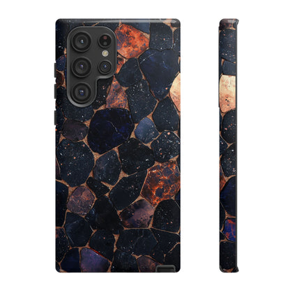 Dark Midnight Terrazzo Phone Case for iPhone, Google Pixel, Samsung