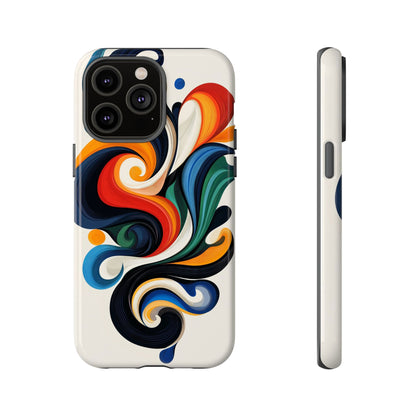 WhirlMuse – Elegant Swirl Abstract  Phone Case for iPhone, Samsung & Pixel