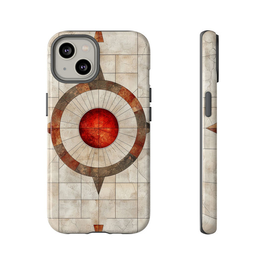 Boho Stone Compass Phone Case for iPhone, Pixel & Samsung