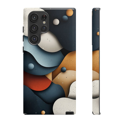 Cosmic Flow – Textured Abstract Phone Case for iPhone, Samsung & Pixel