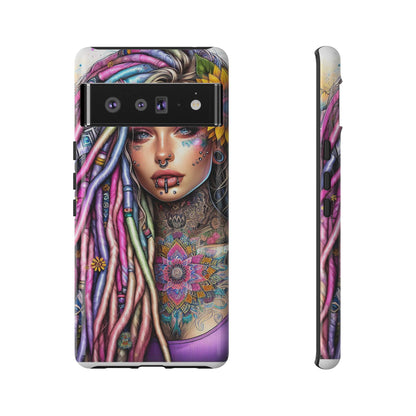 Boho Mandala Goddess – Ethereal Tattoo Art Mobile Cover