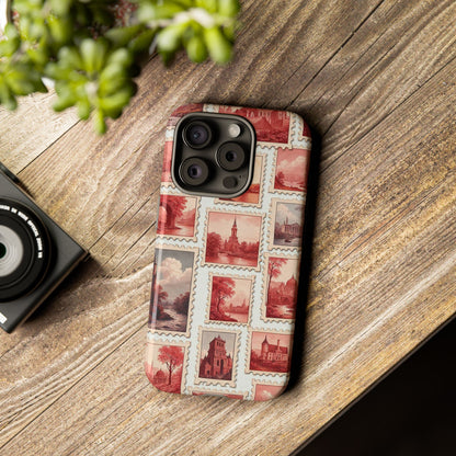 Vintage Postcard Stamps Phone Case