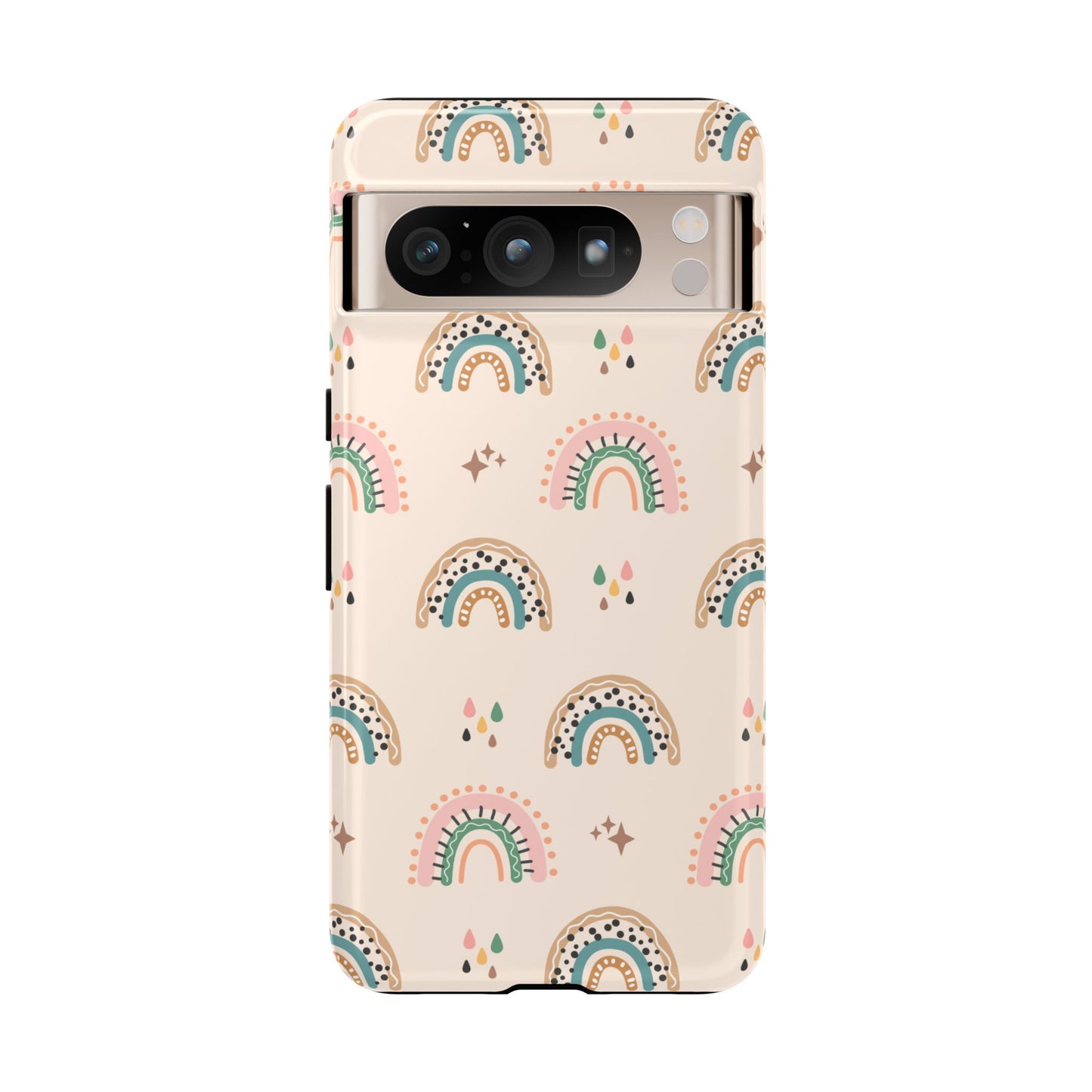 Retro Rainbow Phone Case – Vintage Aesthetic Cover for iPhone, Samsung & Google Pixel