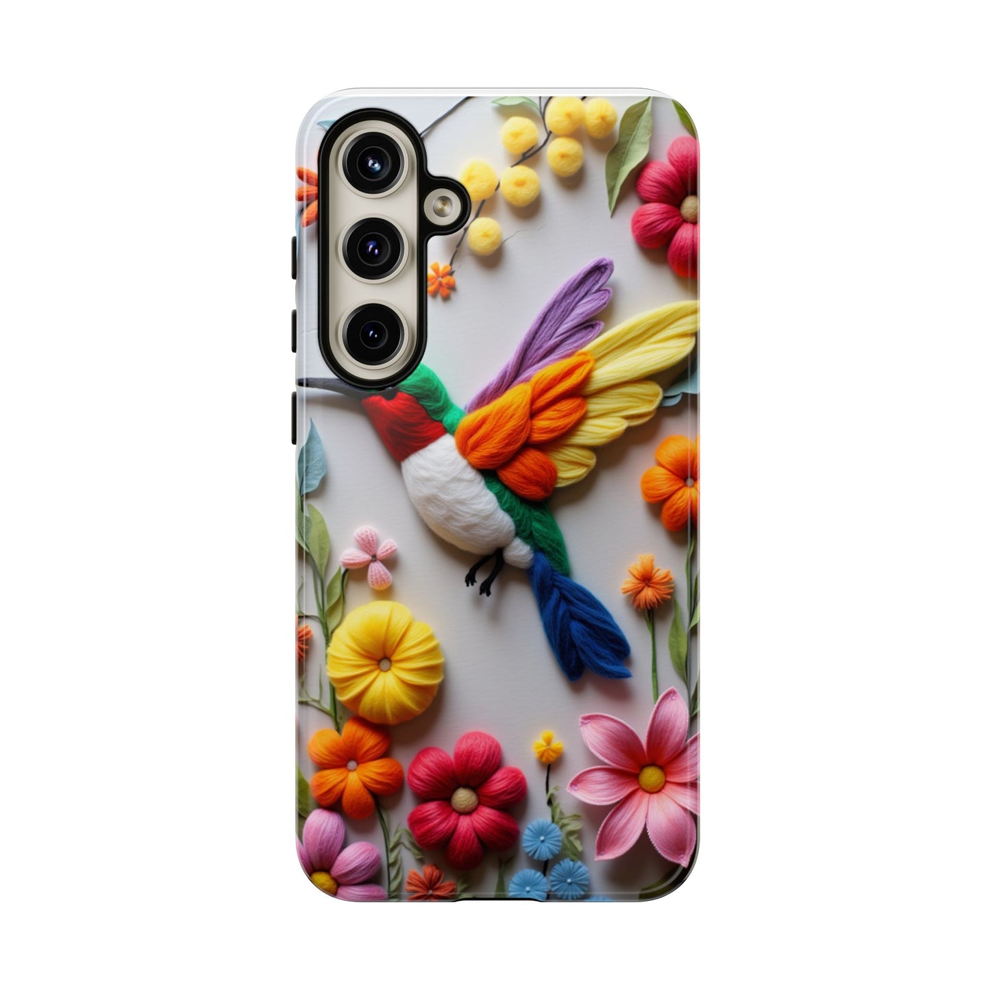 Elegant Hummingbird with Floral Mosaic Design | Nature's Artistic Vibes | Pixel 8 pro