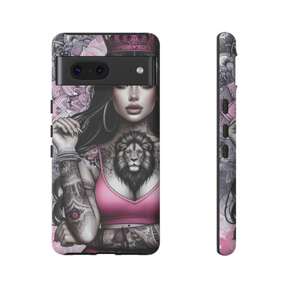 Queen of the Jungle – Regal Tattooed Goddess Mobile Cover
