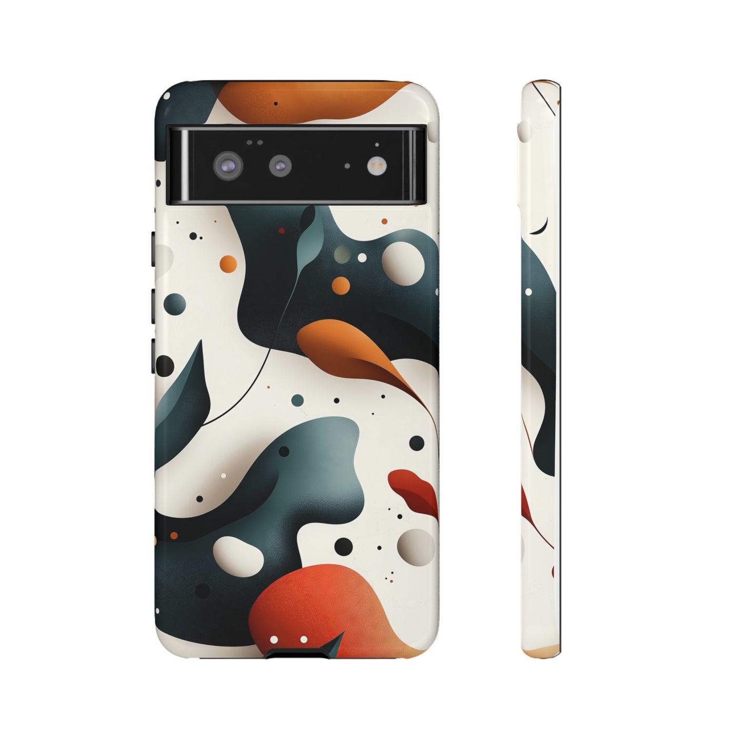 Midnight Bloom – Organic Abstract Phone Case for iPhone, Samsung & Pixel
