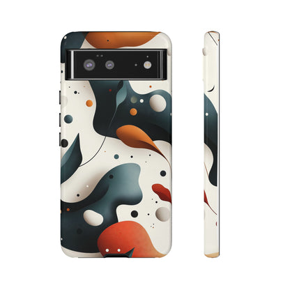 Midnight Bloom – Organic Abstract Phone Case for iPhone, Samsung & Pixel