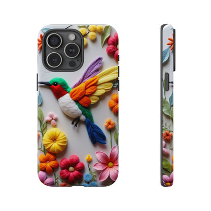 Elegant Hummingbird with Floral Mosaic Design | Nature's Artistic Vibes | Pixel 8 pro
