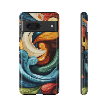 Color Current – Fluid Energy Abstract Phone Case for iPhone, Samsung & Pixel
