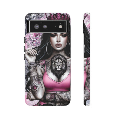 Queen of the Jungle – Regal Tattooed Goddess Mobile Cover