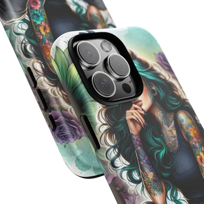 Urban Wildflower – Edgy Tattooed Beauty Mobile Cover