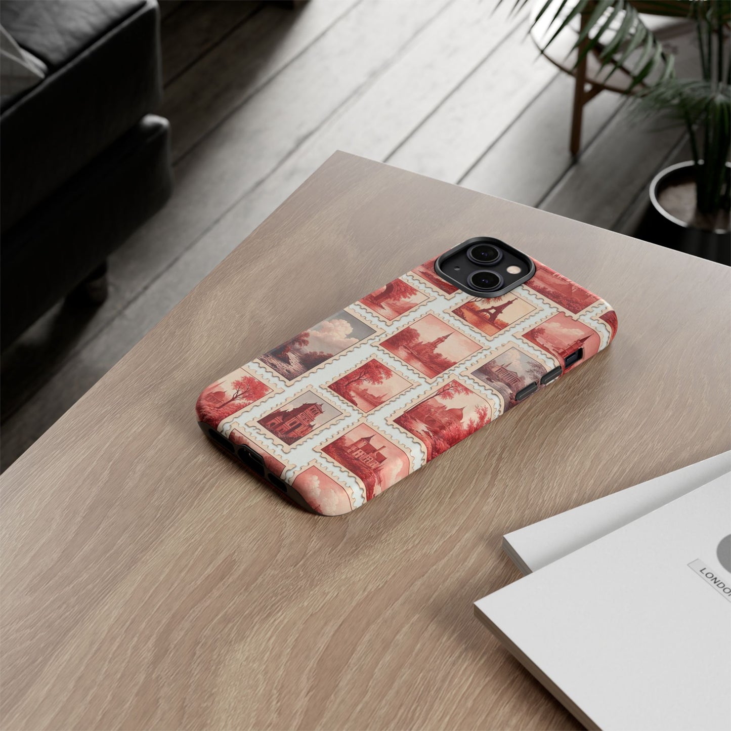 Vintage Postcard Stamps Phone Case