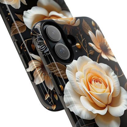Elegant 3D Floral Design, Botanical Phone Case design for Iphone.