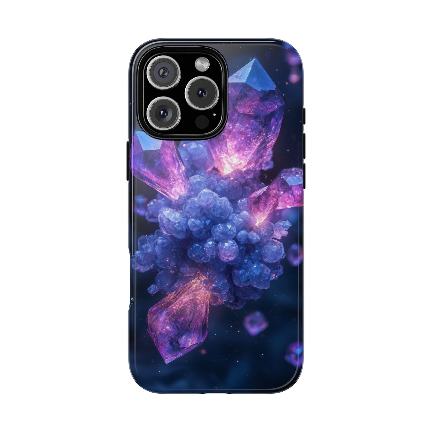 Cosmic Amethyst Crystal Phone Case for iPhone, Samsung & Google Pixel