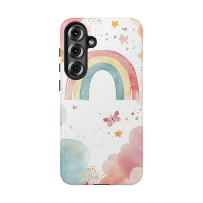 Rainbow Whimsy Watercolor Phone Case for iPhone, google Pixel & Samsung