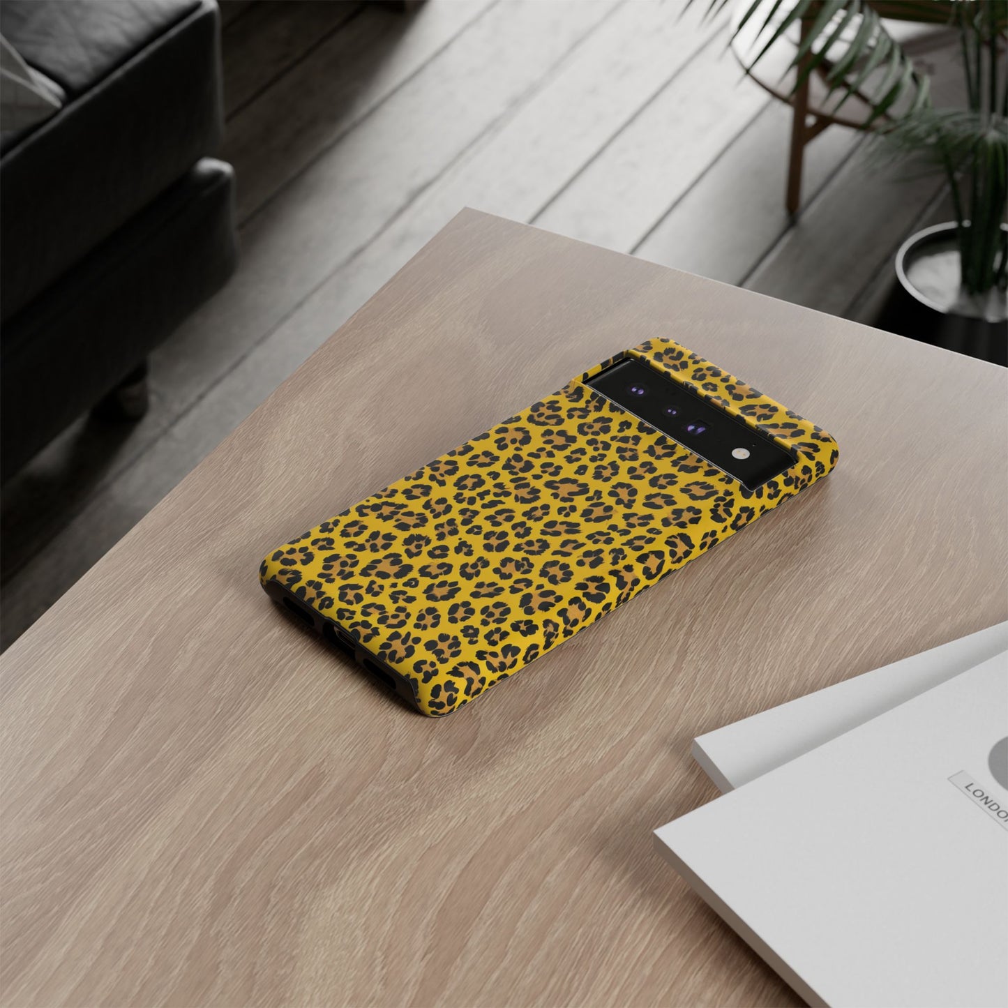Leopard Texture Printed Back Cover Case phone
