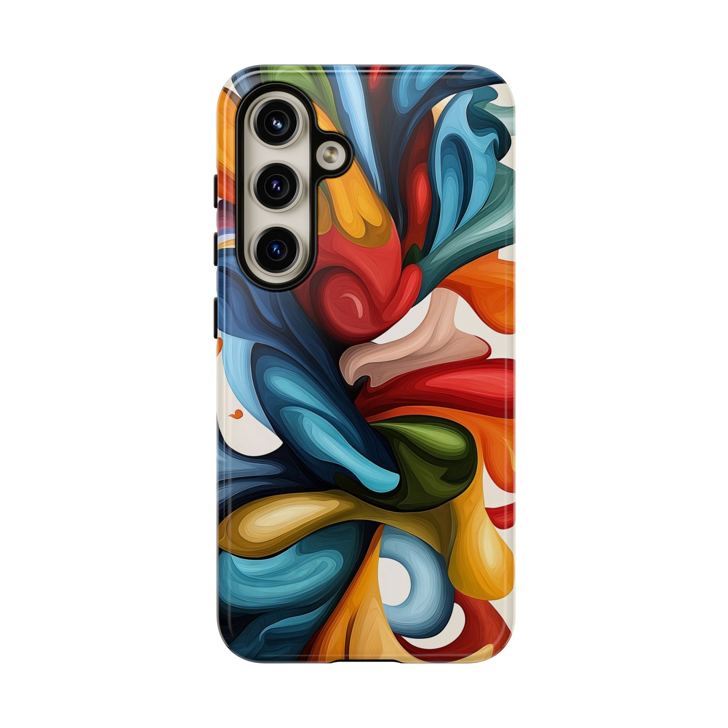 Chromatic Swirl – Abstract Expression Phone Case for iPhone, Samsung & Pixel